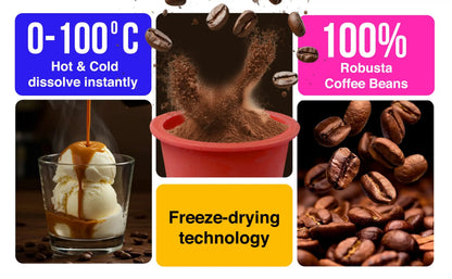 NONLA Vietnamese Salt Coffee – Freeze-Dried Instant Coffee | 8 Pods - Global image 5
