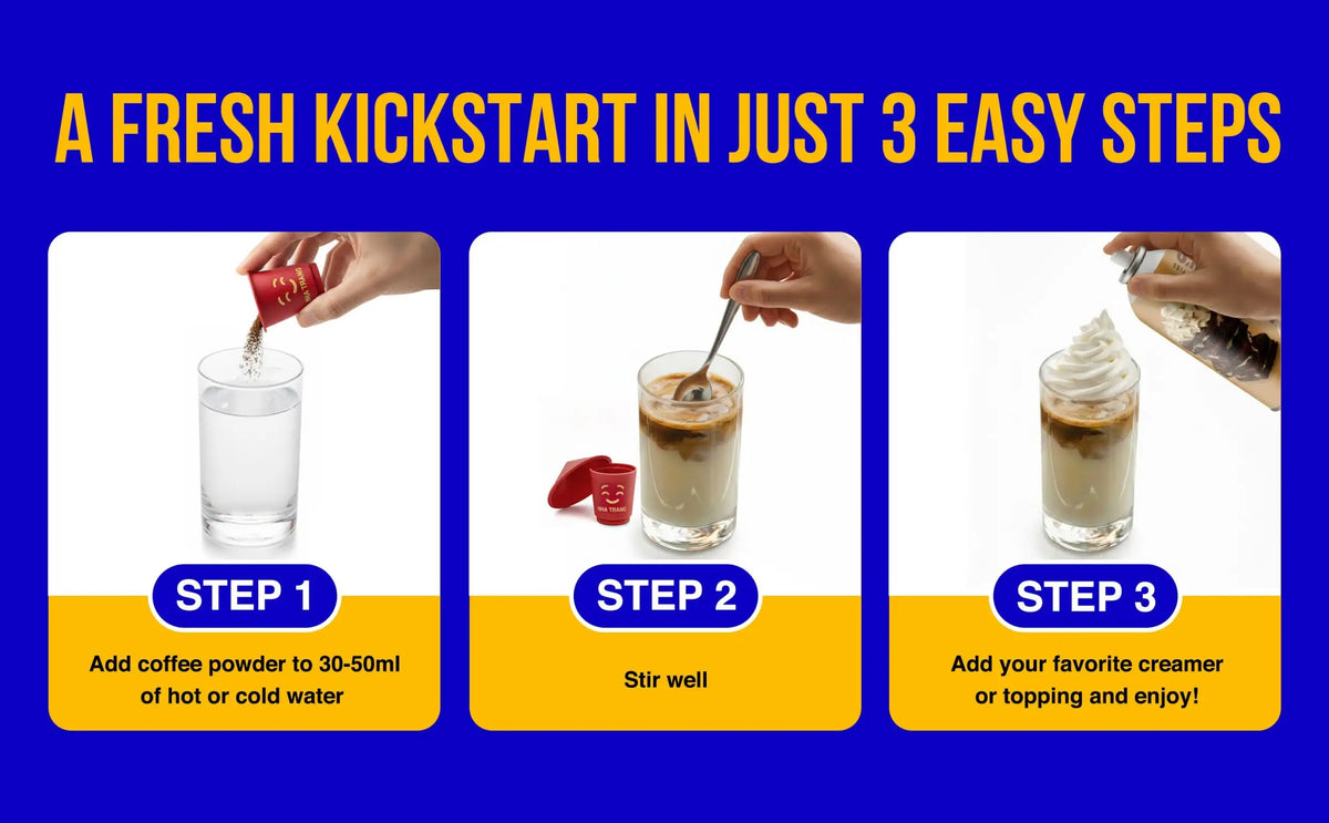 NONLA Vietnamese Salt Coffee – Freeze-Dried Instant Coffee | 8 Pods - Global image 6