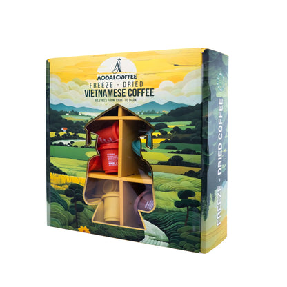 AODAI Vietnamese Robusta Instant Coffee Value Pack – 6 Roast Levels | 50 Pods - Extra image 3