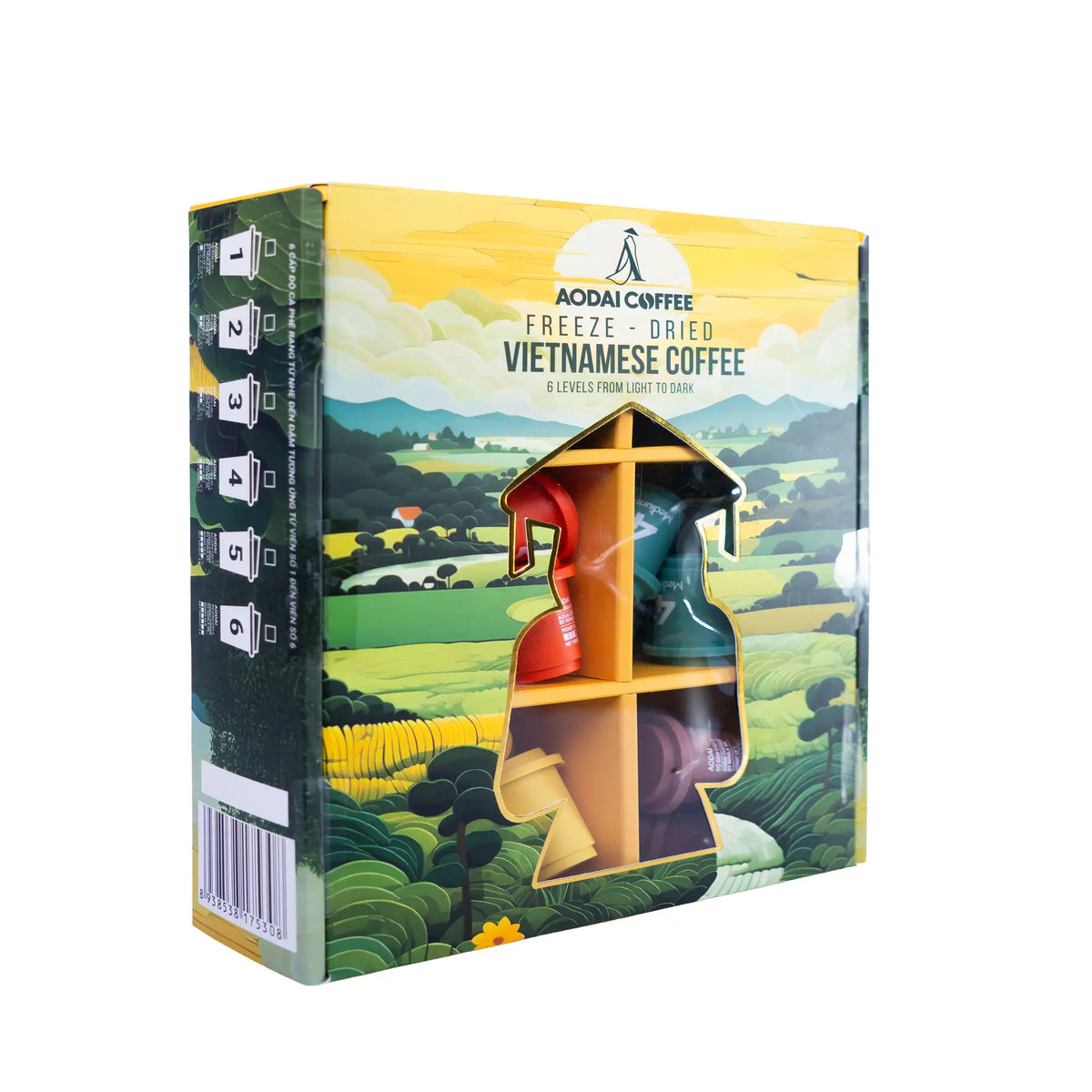 AODAI Vietnamese Robusta Instant Coffee Value Pack – 6 Roast Levels | 50 Pods - Extra image 4