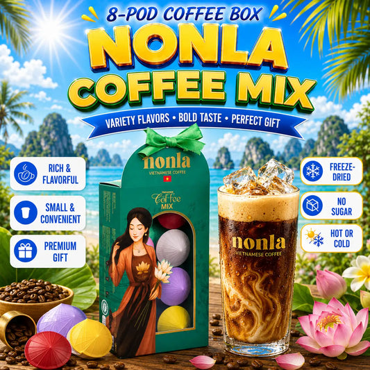 NONLA Discovery Mix – Vietnamese Instant Coffee Variety Pack | 8 Pods